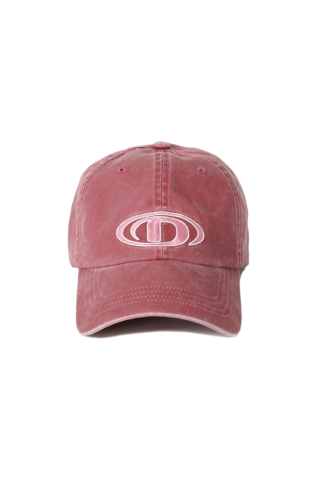 WASHED ICONIC LOGO CAP [RED]